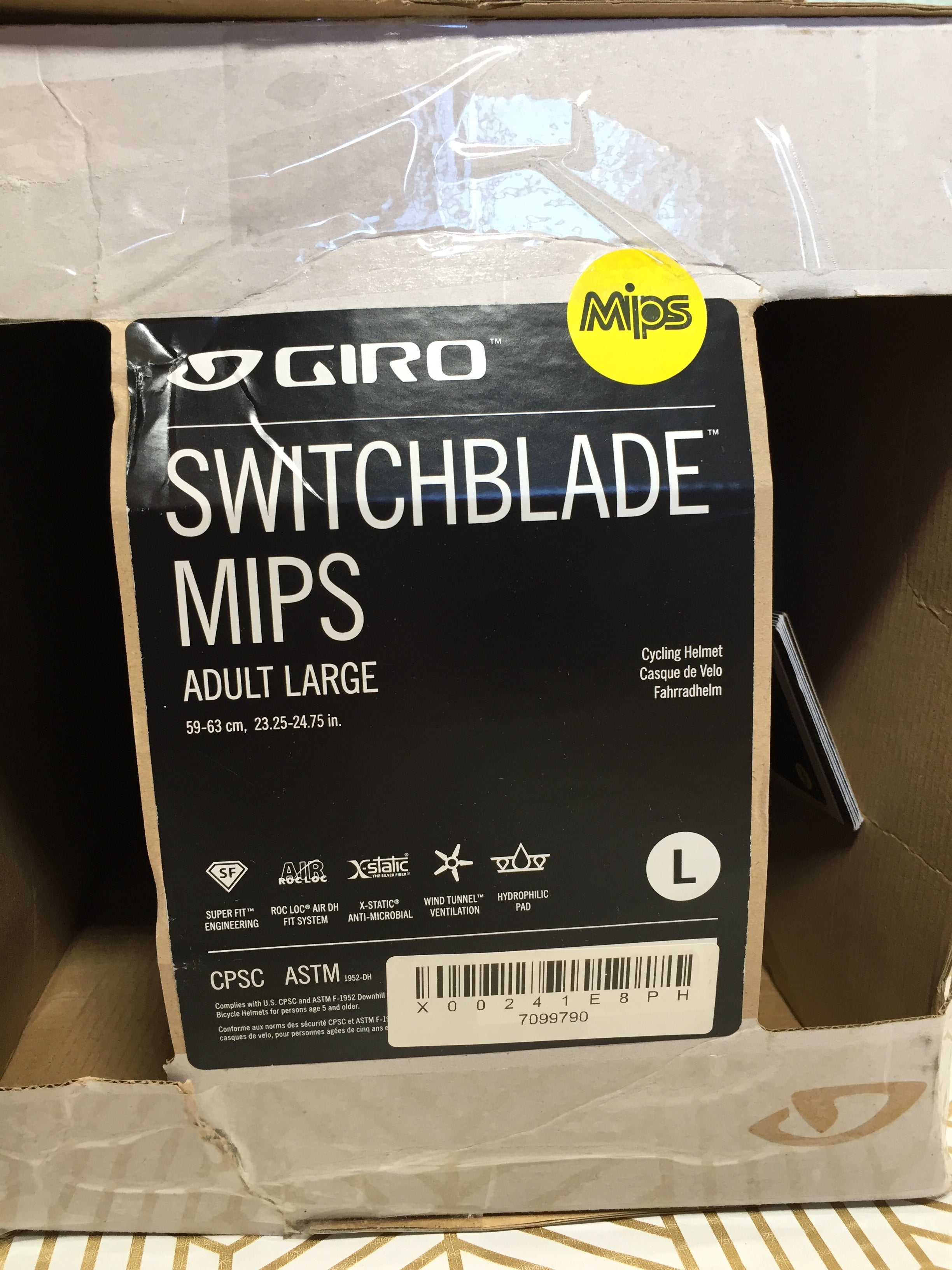 Giro Switchblade MIPS Adult Large Mountain Cycling Helmet - Matte Iceberg (7828624638190)